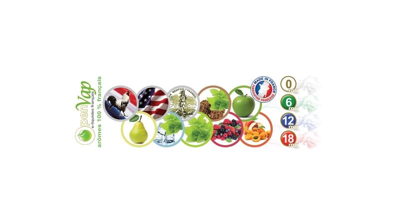Recharges e-liquides 100% français Recharges e-liquides 100% français
