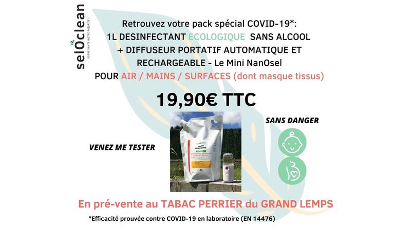 Désinfectant écologique 100% Made in France Désinfectant écologique 100% Made in France